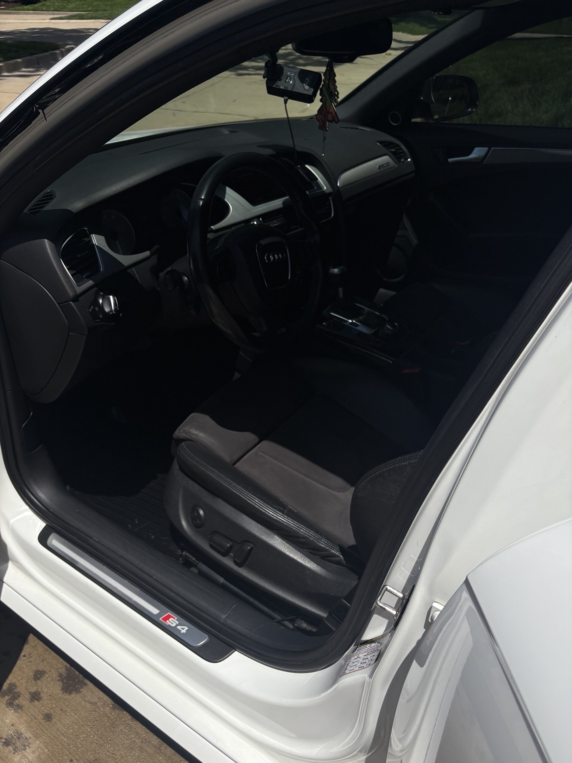 Clean performance sedan interior