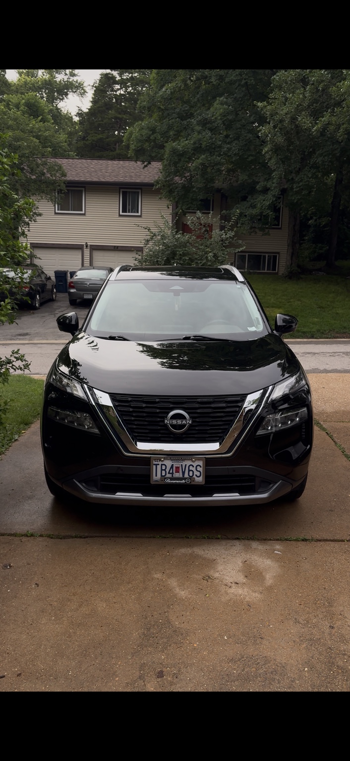 Finished black SUV exterior